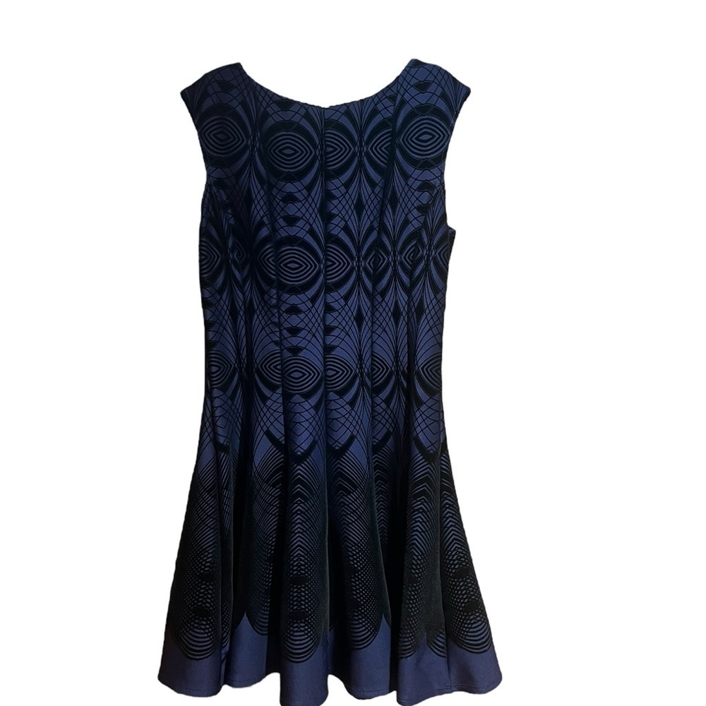 Gabby Skye Blue A Line Mini Dress Sleeveless